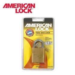 AMERICAN LOCK A101TB Som Pirinç Asma Kilit, 40mm - Thumbnail
