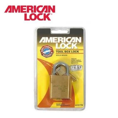 AMERICAN LOCK A101TB Som Pirinç Asma Kilit, 40mm