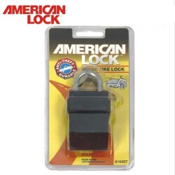 AMERICAN LOCK A104ST Araç Yedek Lastik Kilidi, 40mm - 1