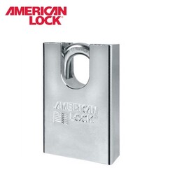 AMERICAN LOCK - AMERICAN LOCK A748 Saklı Kelepçeli Masif Çelik Asma Kilit, 64mm