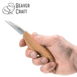 BeaverCraft C16 Ahşap Oyma Bıçağı - Büyük Yontma - 4