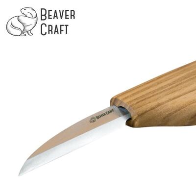 BeaverCraft C16 Ahşap Oyma Bıçağı - Büyük Yontma