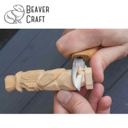 BeaverCraft C2 Ahşap Oyma Bıçağı - Düz Ağız - 4