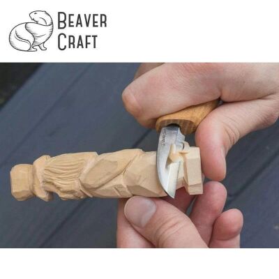 BeaverCraft C2 Ahşap Oyma Bıçağı - Düz Ağız - 4