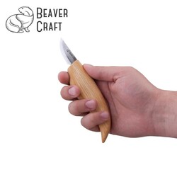 Beavercraft C3 Ahşap Oyma Bıçağı - Kısa Sloyd - Thumbnail