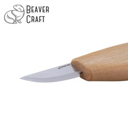 Beavercraft C3 Ahşap Oyma Bıçağı - Kısa Sloyd - Thumbnail