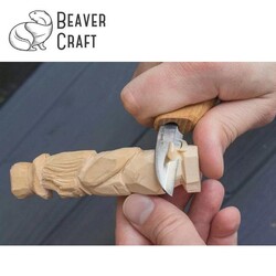 BeaverCraft C2 Ahşap Oyma Bıçağı - Düz Ağız - Thumbnail