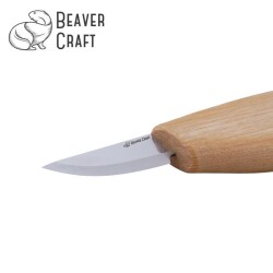 Beavercraft C3 Ahşap Oyma Bıçağı - Kısa Sloyd - 4