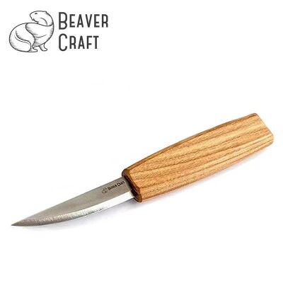 Beavercraft C4M Ahşap Oyma Bıçağı - Uzun Sloyd - 1