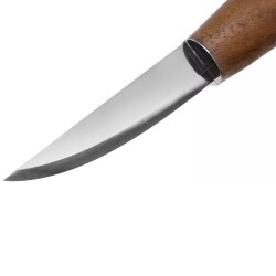 BeaverCraft C4X Ceviz Saplı Deri Kılıflı Sloyd Ahşap Oyma Bıçağı - 3