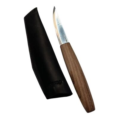 BeaverCraft C4X Ceviz Saplı Deri Kılıflı Sloyd Ahşap Oyma Bıçağı - 5