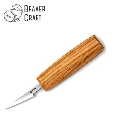 BeaverCraft C7 Ahşap Oyma Bıçağı - İnce Detay  - 1