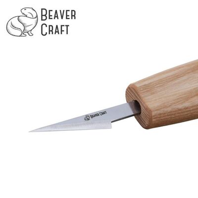 BeaverCraft C7 Ahşap Oyma Bıçağı - İnce Detay 