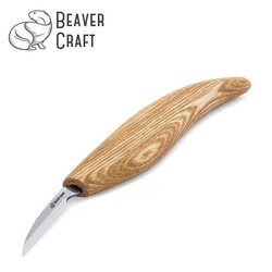 BEAVERCRAFT - BeaverCraft C8 Ahşap Oyma Bıçağı - Küçük Yontma