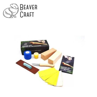 BeaverCraft DIY01 Ahşap Kuş Figürü Oyma Hobi Seti  - 2