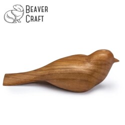 BeaverCraft DIY01 Ahşap Kuş Figürü Oyma Hobi Seti  - 3