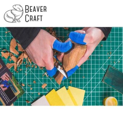 BeaverCraft DIY01 Ahşap Kuş Figürü Oyma Hobi Seti  - 6