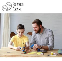 BeaverCraft DIY01 Ahşap Kuş Figürü Oyma Hobi Seti - Thumbnail