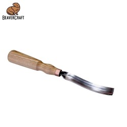 BeaverCraft G7L/22 Bükülmüş Oluklu Ahşap Oyma Iskarpelası, 22mm - 5