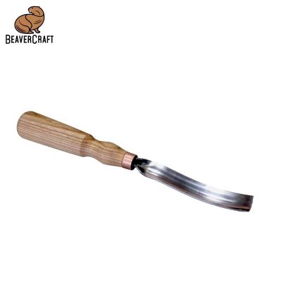 BeaverCraft G7L/22 Bükülmüş Oluklu Ahşap Oyma Iskarpelası, 22mm - 5