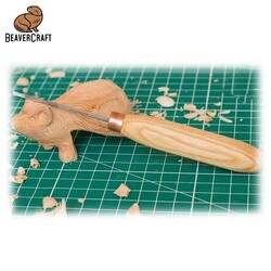 BeaverCraft K12/02 V Ağız 60 Derece Ahşap Oyma Iskarpelası - Thumbnail