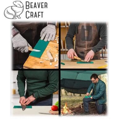 BeaverCraft LS2P11 Deri Bileme Kayışı ve Parlatma macunu Seti, 3 Parça - 2