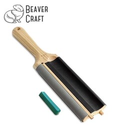 BEAVERCRAFT - BeaverCRaft LS5P1 Kanca Bıçaklar ve Bükülmüş Iskarpelalar için Bileme ve Kılağı Alma Kılavuzu Seti, 4 Parça