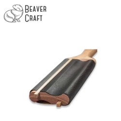 BeaverCRaft LS5P1 Kanca Bıçaklar ve Bükülmüş Iskarpelalar için Bileme ve Kılağı Alma Kılavuzu Seti, 4 Parça - 3