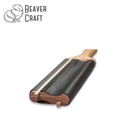 BeaverCRaft LS5P1 Kanca Bıçaklar ve Bükülmüş Iskarpelalar için Bileme ve Kılağı Alma Kılavuzu Seti, 4 Parça - 3