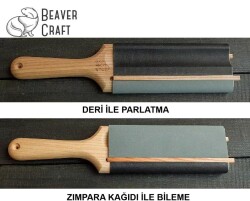 BeaverCRaft LS5P1 Kanca Bıçaklar ve Bükülmüş Iskarpelalar için Bileme ve Kılağı Alma Kılavuzu Seti, 4 Parça - 7