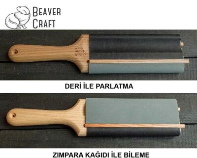BeaverCRaft LS5P1 Kanca Bıçaklar ve Bükülmüş Iskarpelalar için Bileme ve Kılağı Alma Kılavuzu Seti, 4 Parça - 7