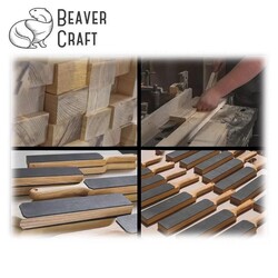 BeaverCraft LS6P1 Çift Yüzeyli Deri Masat ve Parlatma Macunu Seti, 2 Parça - Thumbnail