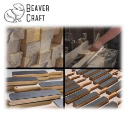 BeaverCraft LS6P1 Çift Yüzeyli Deri Masat ve Parlatma Macunu Seti, 2 Parça - 4