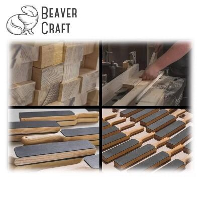 BeaverCraft LS6P1 Çift Yüzeyli Deri Masat ve Parlatma Macunu Seti, 2 Parça - 4