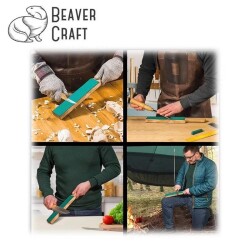BeaverCraft LS6P1 Çift Yüzeyli Deri Masat ve Parlatma Macunu Seti, 2 Parça - 5