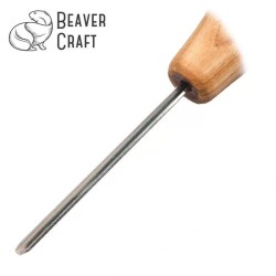 BeaverCraft P12/02 Avuç İçi Derin Oluklu Ahşap Oyma Iskarpelası, 2mm  - 3
