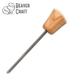 BeaverCraft P12/02 Avuç İçi Derin Oluklu Ahşap Oyma Iskarpelası, 2mm - Thumbnail