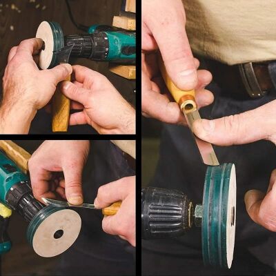 BeaverCraft PW1 Deri Parlatma ve Bileme Tekerleği, 76 mm - 6