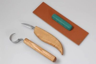 BeaverCraft S02 Ahşap Kuksa Kaşık Oyma Bıçağı Seti, 4 Parça - 2