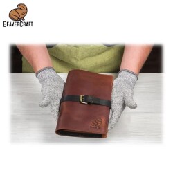 BeaverCraft S13X Premium Ceviz Saplı Ahşap Kaşık Oyma Seti, 6 Parça - 5