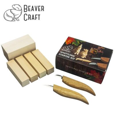 BeaverCraft S16 Çip Oyma ve Yontma Bıçağı Seti, 7 Parça