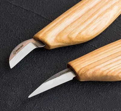 BeaverCraft S16 Çip Oyma ve Yontma Bıçağı Seti, 7 Parça BeaverCraft S16 Çip Oyma ve Yontma Bıçağı Seti, 7 Parça