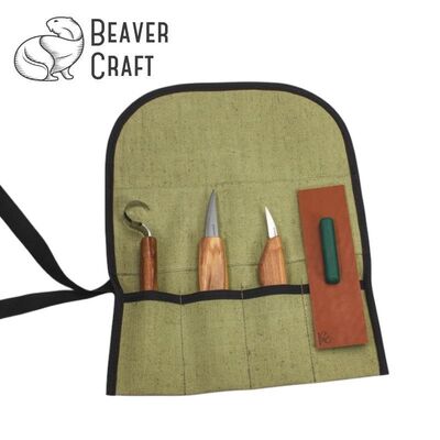 BeaverCraft S17 Ahşap Oyma Bıçağı Seti, 6 Parça