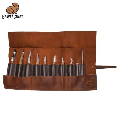 BeaverCraft S18X Premium Ceviz Saplı Ahşap Oyma Seti, 11 Parça - 3