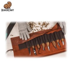 BeaverCraft S18X Premium Ceviz Saplı Ahşap Oyma Seti, 11 Parça - 4