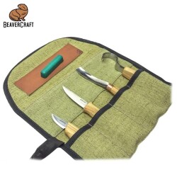 BeaverCraft S43 Profesyonel Kaşık ve Kuksa Oyma Seti, 7 Parça - 3