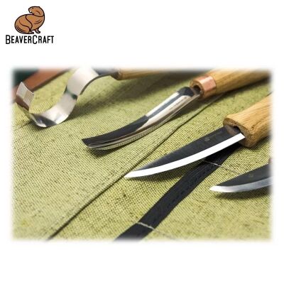 BeaverCraft S43 Profesyonel Kaşık ve Kuksa Oyma Seti, 7 Parça - 5