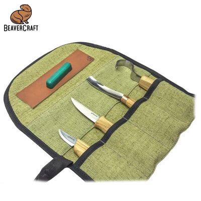 BeaverCraft S43 Profesyonel Kaşık ve Kuksa Oyma Seti, 7 Parça BeaverCraft S43 Profesyonel Kaşık ve Kuksa Oyma Seti, 7 Parça
