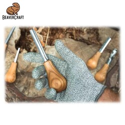 BeaverCraft SC05 Avuç İçi Ahşap Oyma Iskarpela Seti, 6 Parça - Thumbnail