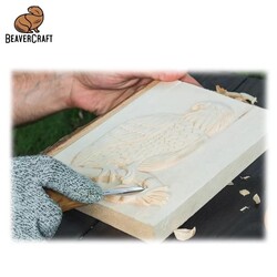 BeaverCraft SC05 Avuç İçi Ahşap Oyma Iskarpela Seti, 6 Parça - Thumbnail